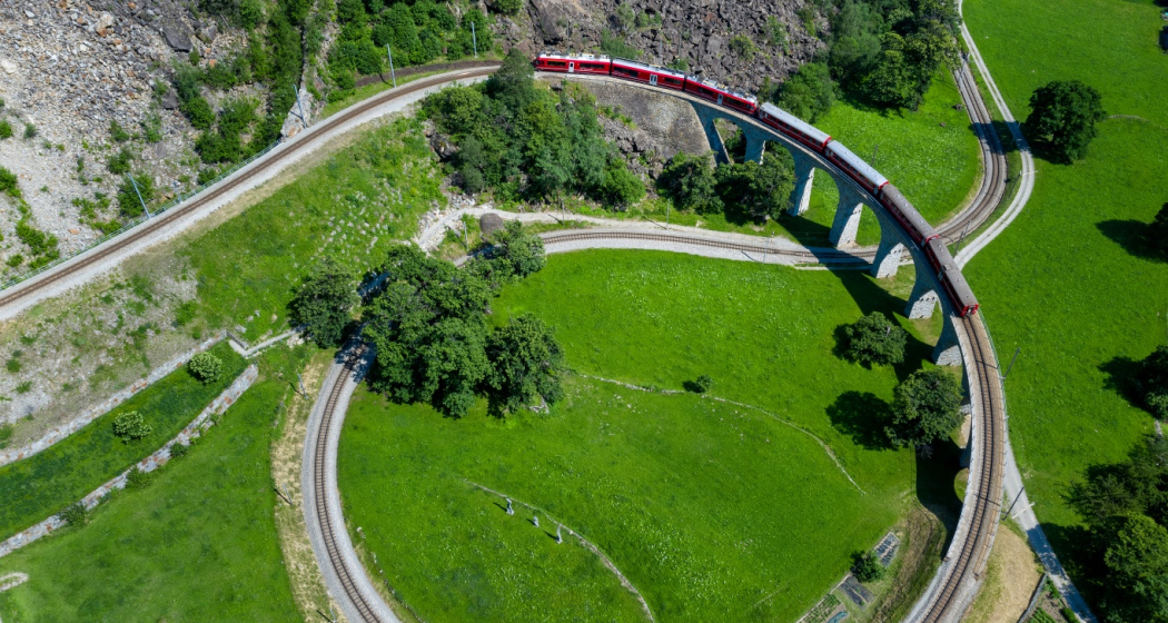 Kreisviadukt Brusio Kreisviadukt Brusio