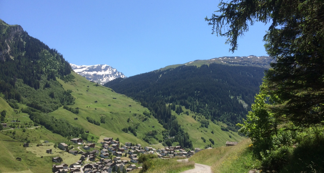 Blick taleinwärts Blick taleinwärts