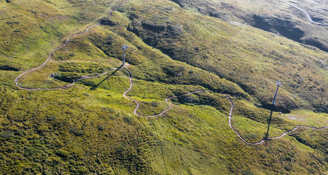 Nagens Trail, Luft Nagens Trail, Luft