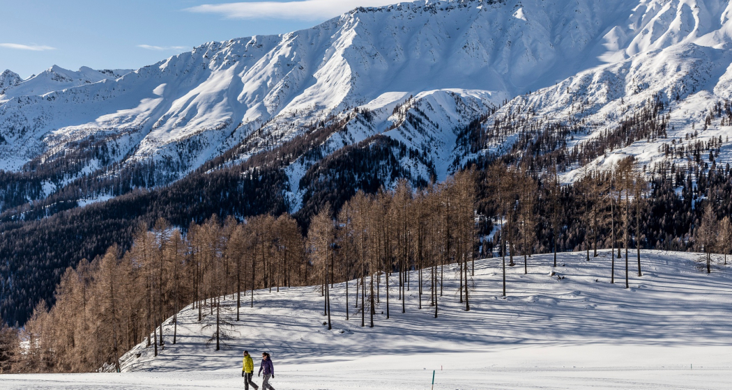 Blick von Lü in Richtung Piz Turettas Blick von Lü in Richtung Piz Turettas