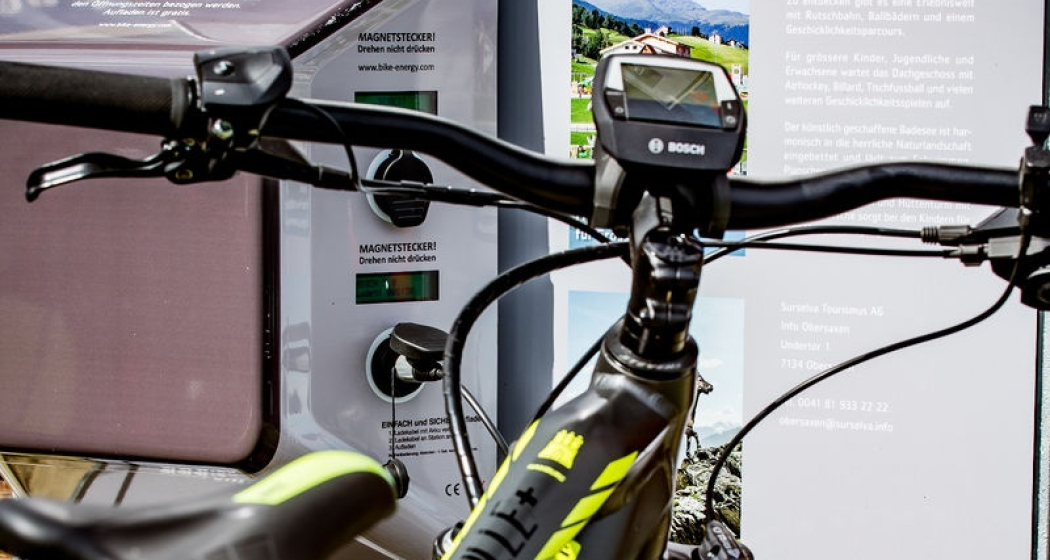 Symbolbild E-Bike Ladestation Symbolbild E-Bike Ladestation