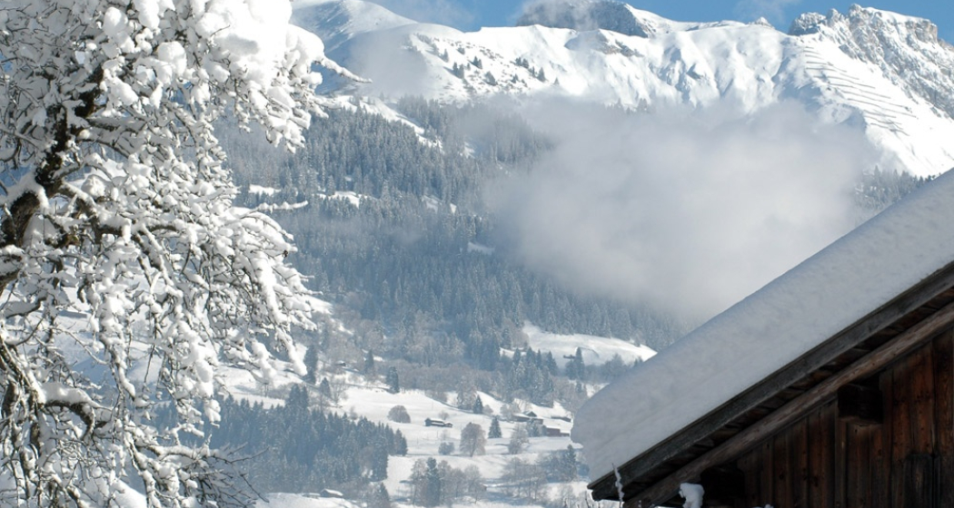 Blick von Fideris Strahlegg in Richtung Madrisa