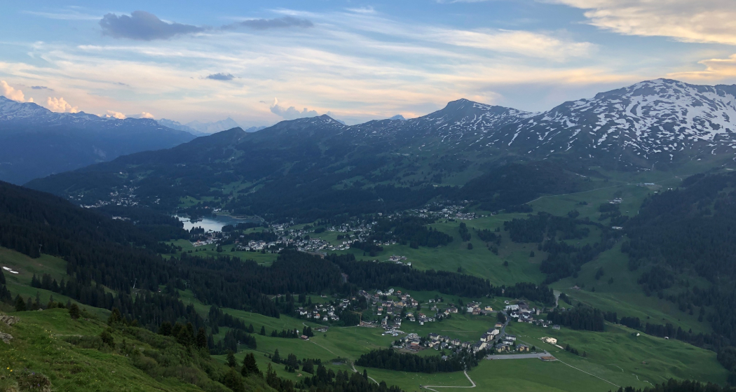 Aussicht Richtung Lenzerheide Aussicht Richtung Lenzerheide