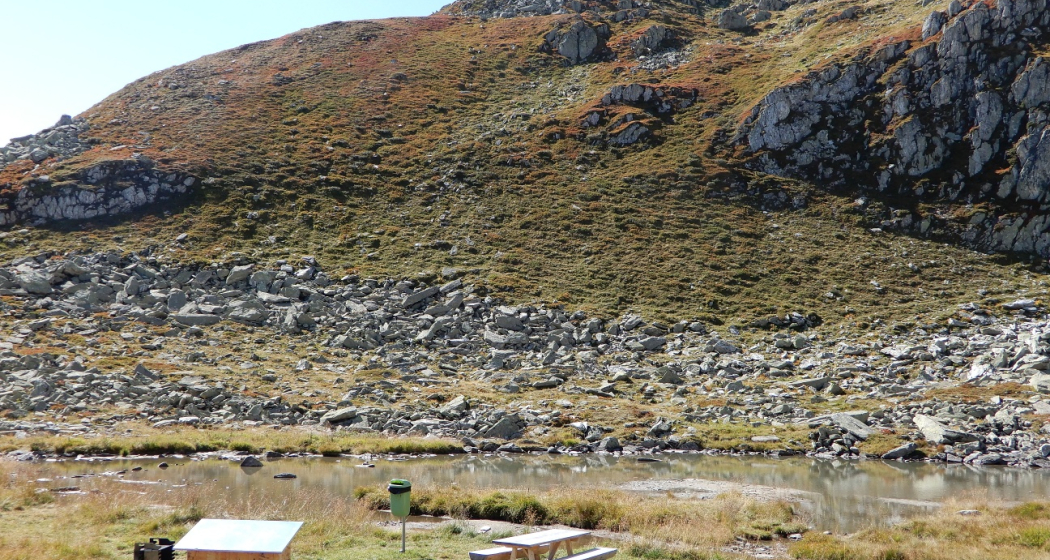 Kleiner See für Erfrischung