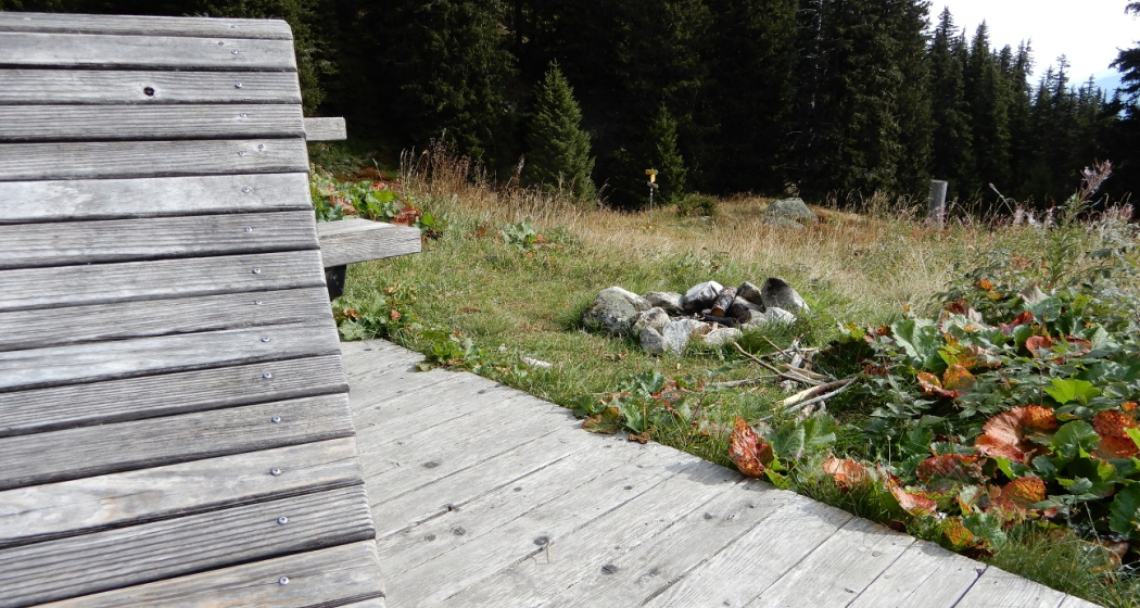 Steinkreis zum Feuer machen