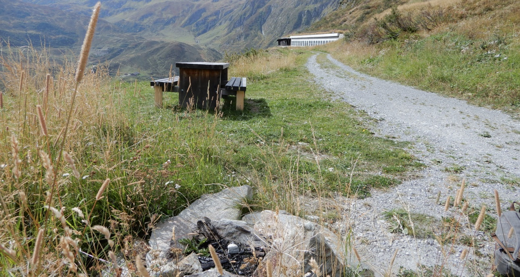 Picknickplatz am Wanderweg