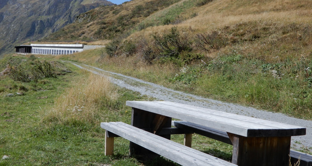 Sicht auf den Pazzolastock