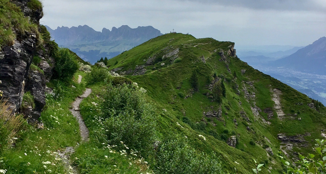 Blick auf den Garmil Blick auf den Garmil