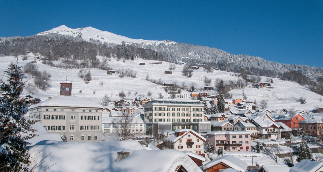 Seewis mit Blick Richtung Vilan Seewis mit Blick Richtung Vilan