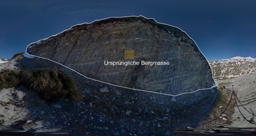 Die Rutschbahn eines Berges Die Rutschbahn eines Berges