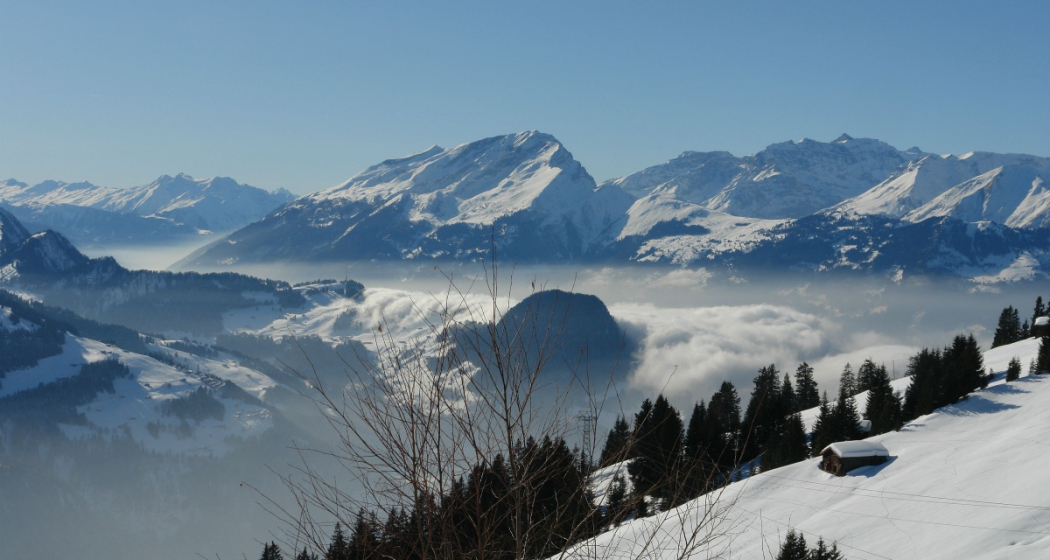 Aussicht vom Berggasthaus Sassauna Aussicht vom Berggasthaus Sassauna