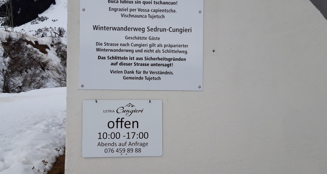Infos zu Weg und Restaurant Infos zu Weg und Restaurant