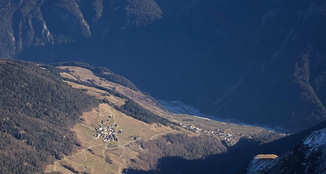 Ausblick von der Alp Spadla Ausblick von der Alp Spadla