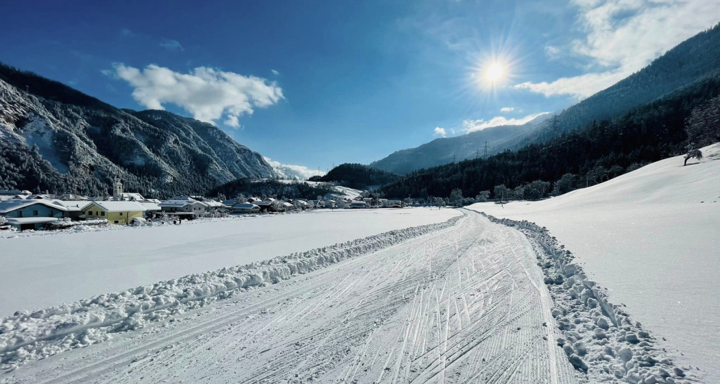 Loipe Bonaduz in Richtung Rhäzüns