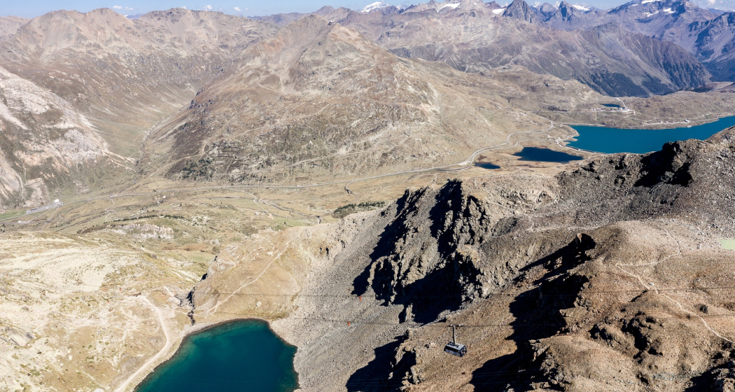 Lej da Diavolezza und Lago Bianco Lej da Diavolezza und Lago Bianco