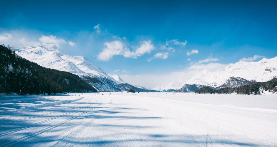 Silser Ebene. Blick Richtung Silsersee Silser Ebene. Blick Richtung Silsersee