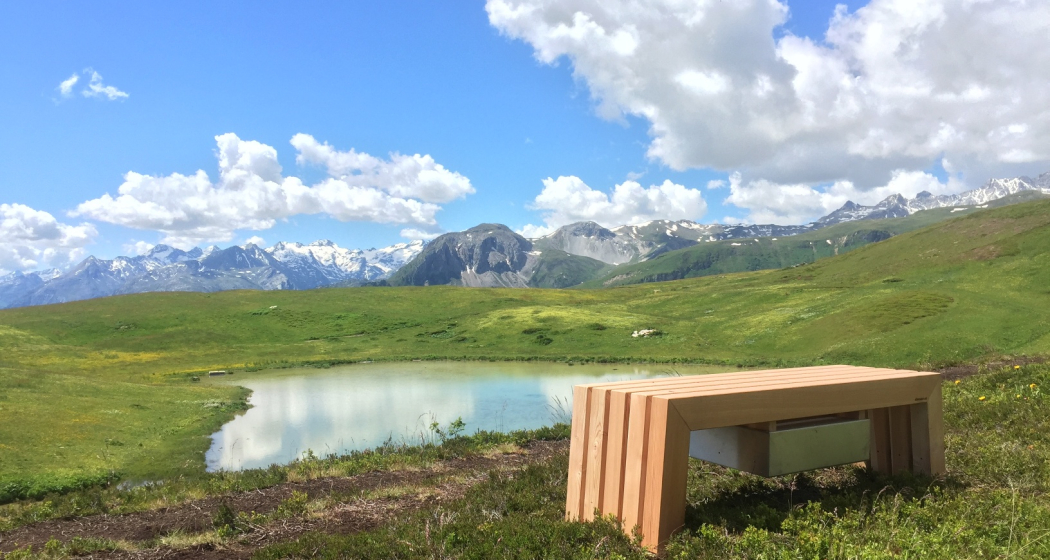 Beobachtungsbänkli mia natira beim Libi