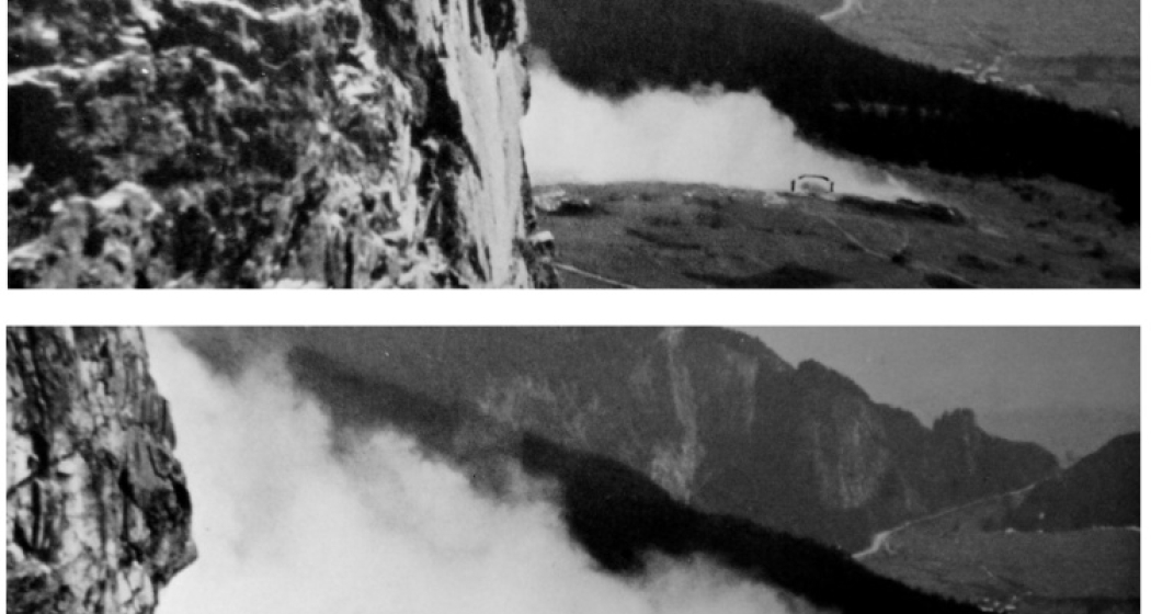 ...nachdem sich am Flimserstein rund 100'000m3 Fels lösten und zu Tale stürzten ...nachdem sich am Flimserstein rund 100'000m3 Fels lösten und zu Tale stürzten