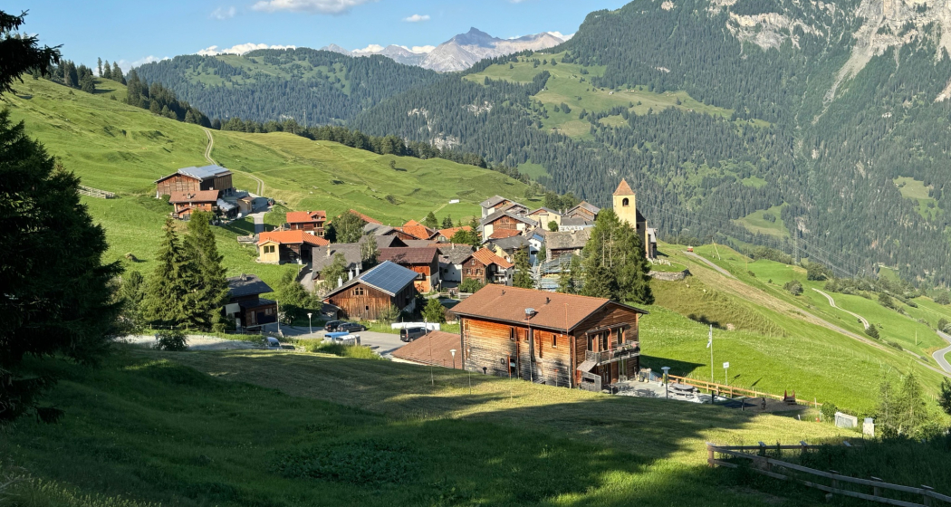 Ustreia Orta in Lohn im Sommer Ustreia Orta in Lohn im Sommer