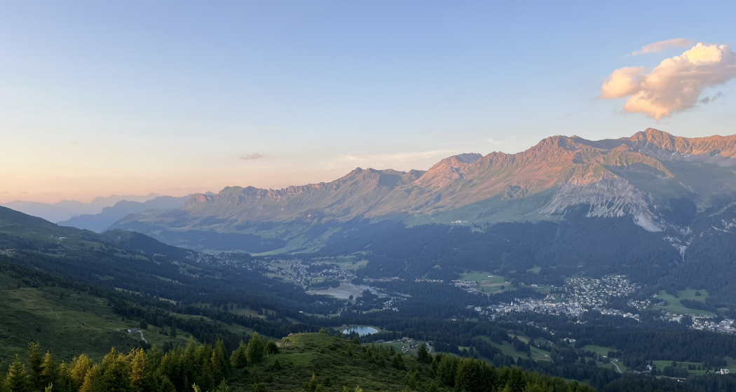 Abendrot auf dem Crap la Pala Abendrot auf dem Crap la Pala