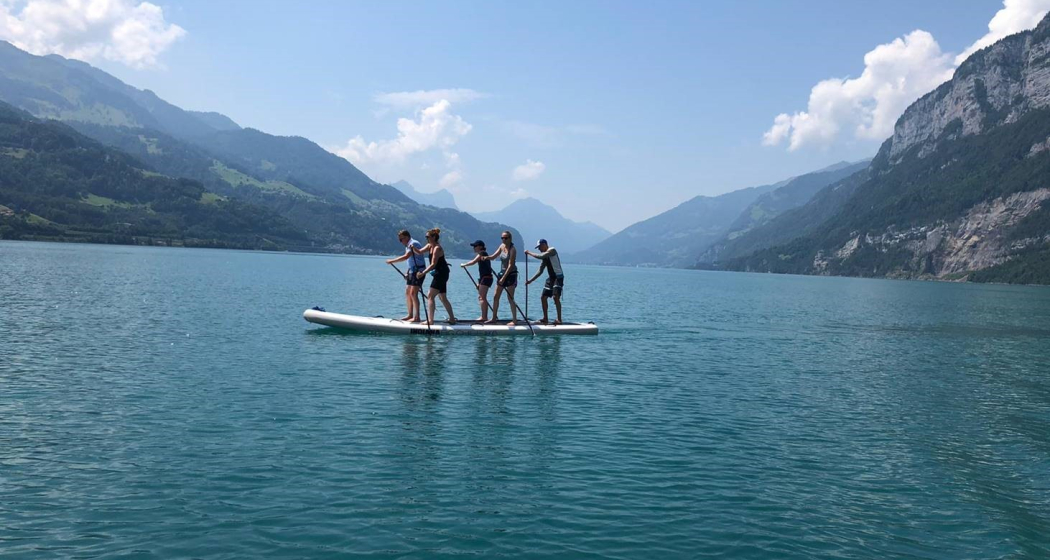 SUP-Verleih in der sagilounge am See (oua_604435726_image)