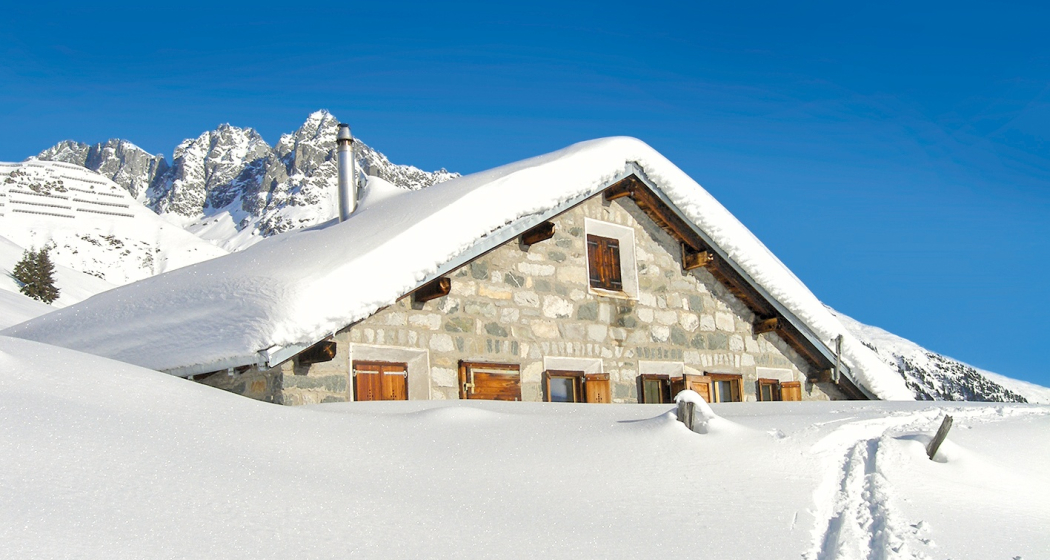 Alp Glivers im Winterkleid