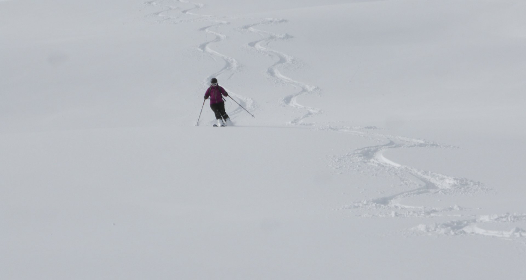 Aufstieg über Waldlichtungen