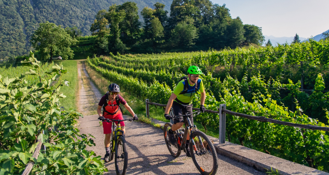 San Vittore in mountain bike