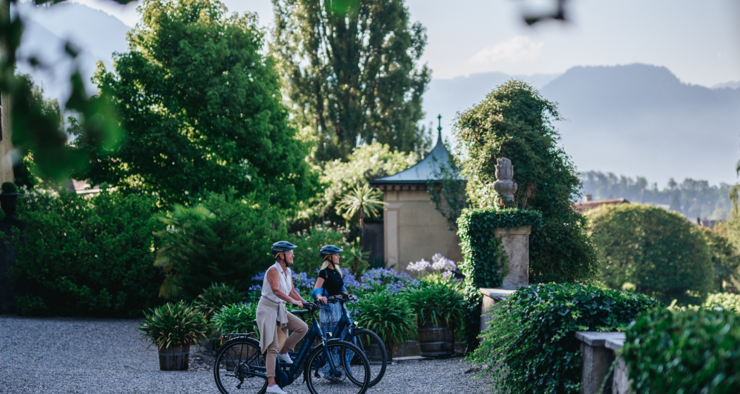 E-Bikende am Schloss Salenegg E-Bikende am Schloss Salenegg