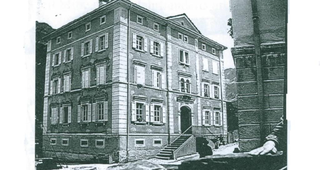 Der Palazzo von Bivio 1890. Der Palazzo von Bivio 1890.