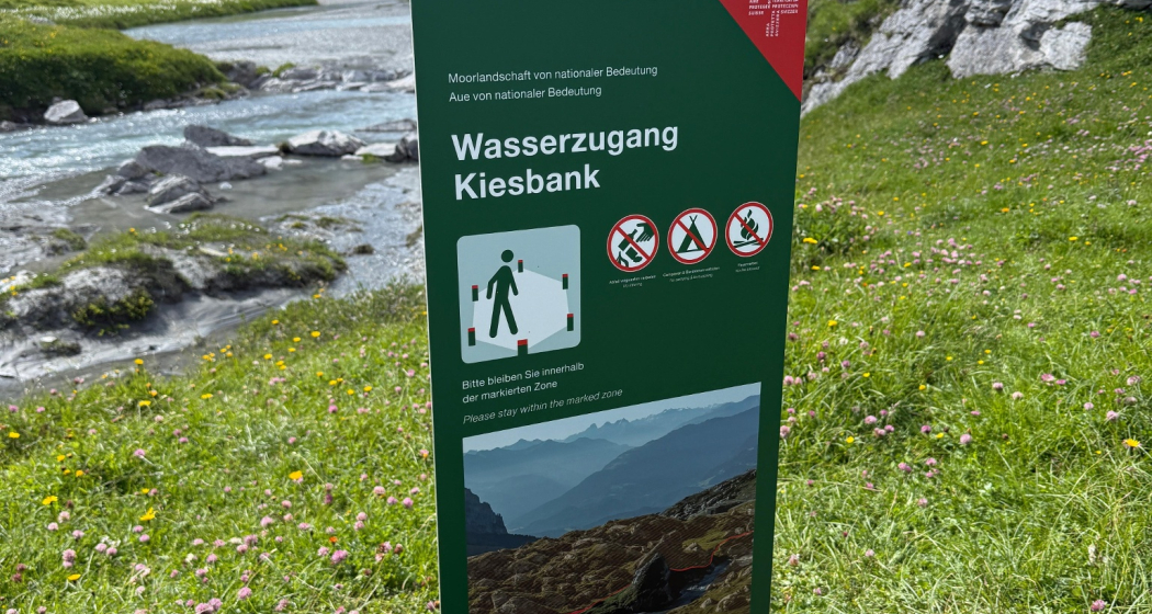 Wasserzugang Kiesbank Wasserzugang Kiesbank