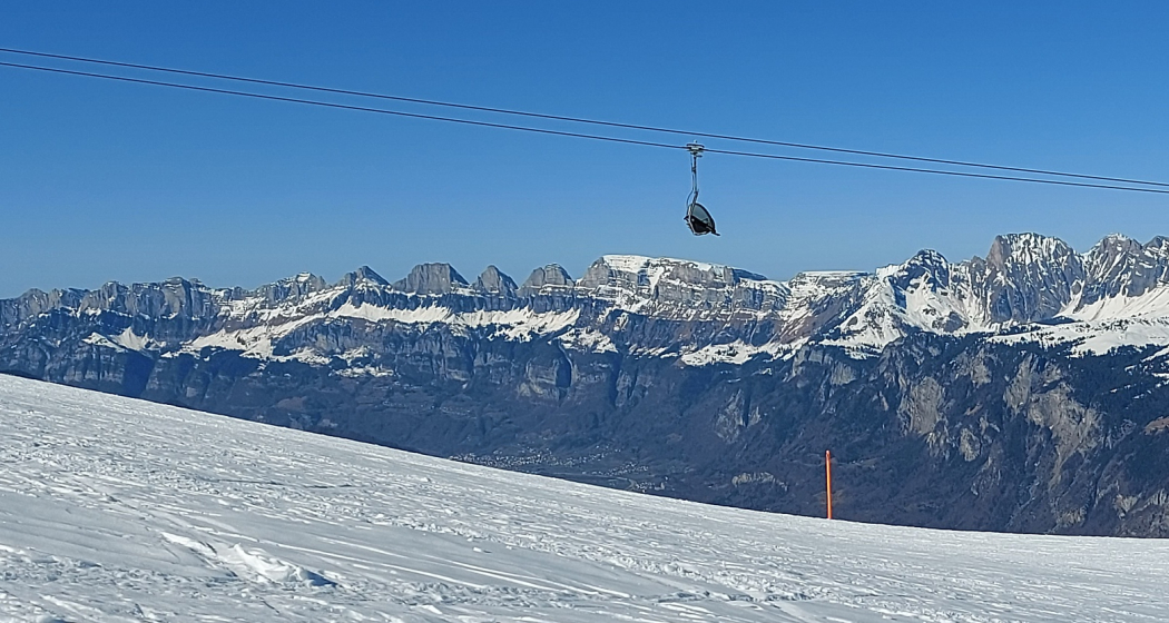 Aussicht auf die Churfirsten Aussicht auf die Churfirsten