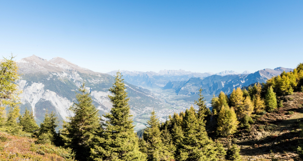 Aussicht vom Feldiser Hochland im Herbst Aussicht vom Feldiser Hochland im Herbst