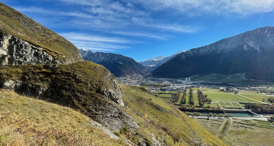 Blick auf die Stadt Chur vom Zielhang aus Blick auf die Stadt Chur vom Zielhang aus