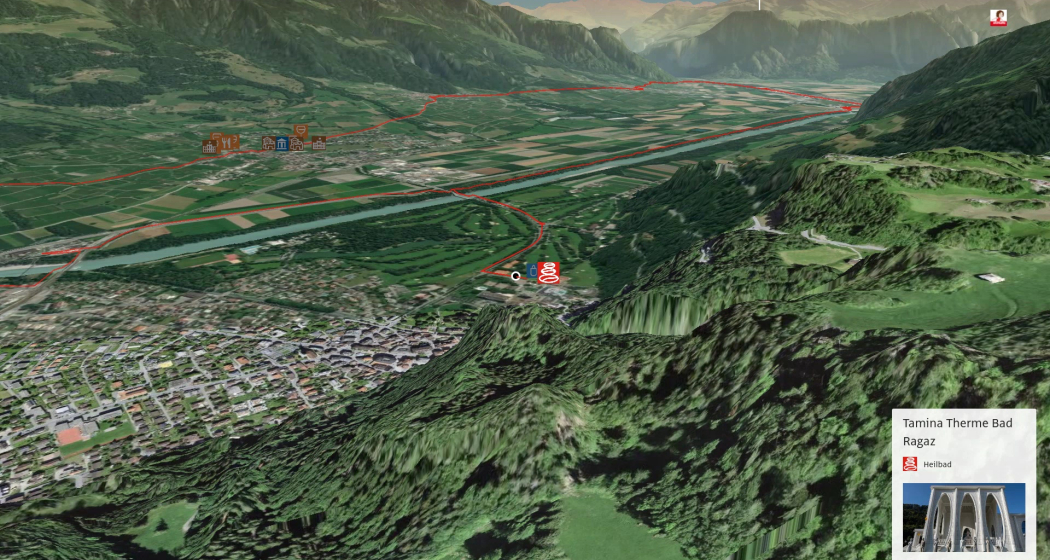 Radtour in der Ferienregion Heidiland: E-Bike Wein-Tour Bündner Herrschaft