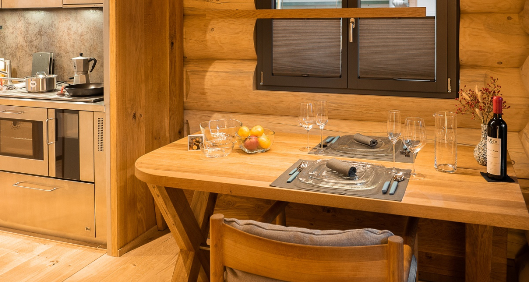 Refugium für zwei: Stilvolles Holzhaus Refugium für zwei: Stilvolles Holzhaus