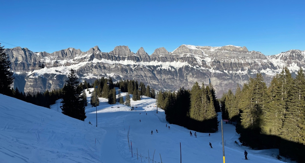 Blick von Restaurant Chrüz Blick von Restaurant Chrüz