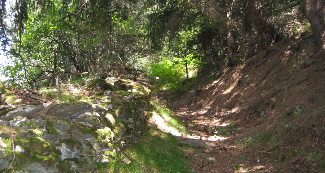 Etappe 7: historischer Transitweg oberhalb von Zillis
