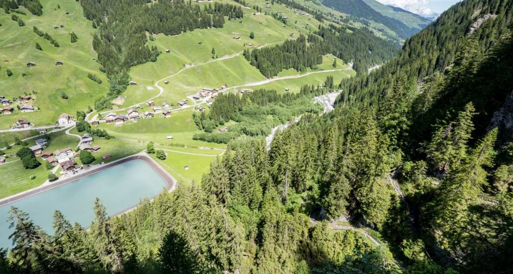 Aussicht ins Safiental Aussicht ins Safiental