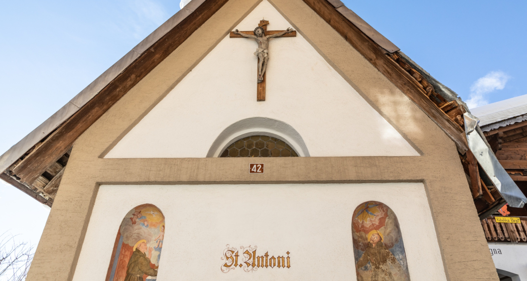 Aufnahme der Kapelle Sogn Antoni in Andiast Aufnahme der Kapelle Sogn Antoni in Andiast
