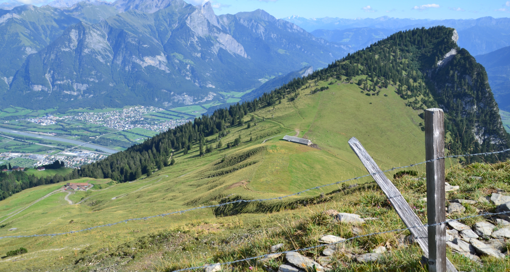 Blick Richtung Gonzen Blick Richtung Gonzen