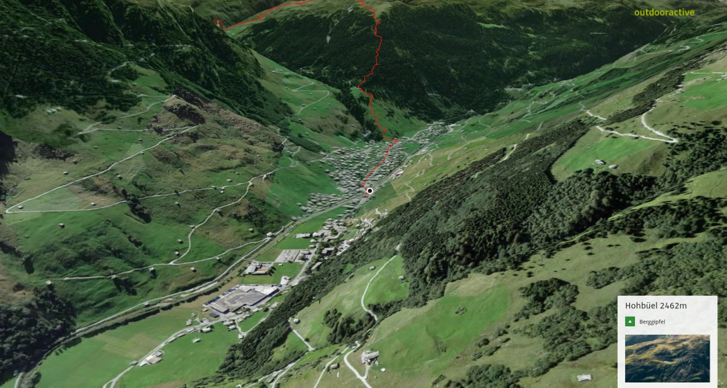 Bergtour in Vals: Hohbüel 2462m Bergtour in Vals: Hohbüel 2462m