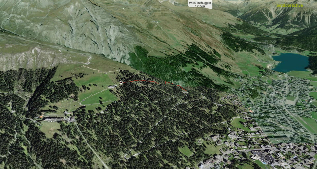 Mountainbike-tour in Davos Klosters: Schatzalptrail I