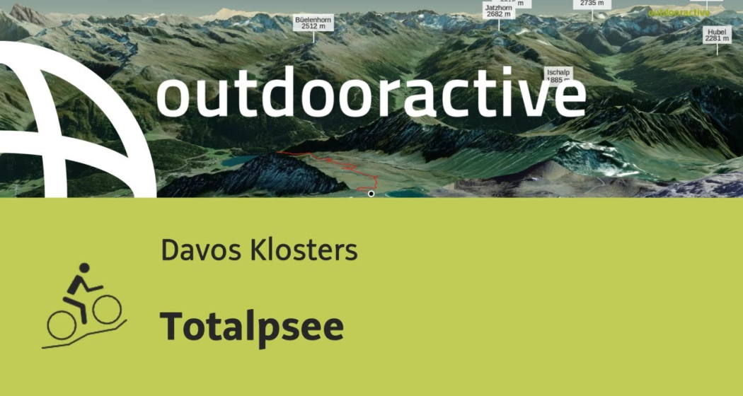 Mountainbike-tour in Davos Klosters: Totalpsee Mountainbike-tour in Davos Klosters: Totalpsee