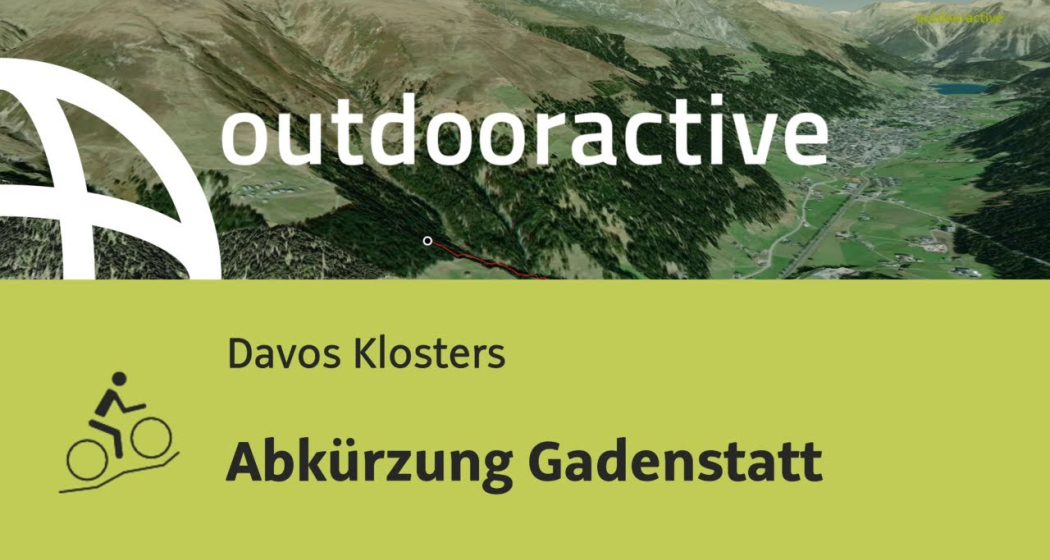 Mountainbike-tour in Davos Klosters: Abkürzung Gadenstatt Mountainbike-tour in Davos Klosters: Abkürzung Gadenstatt