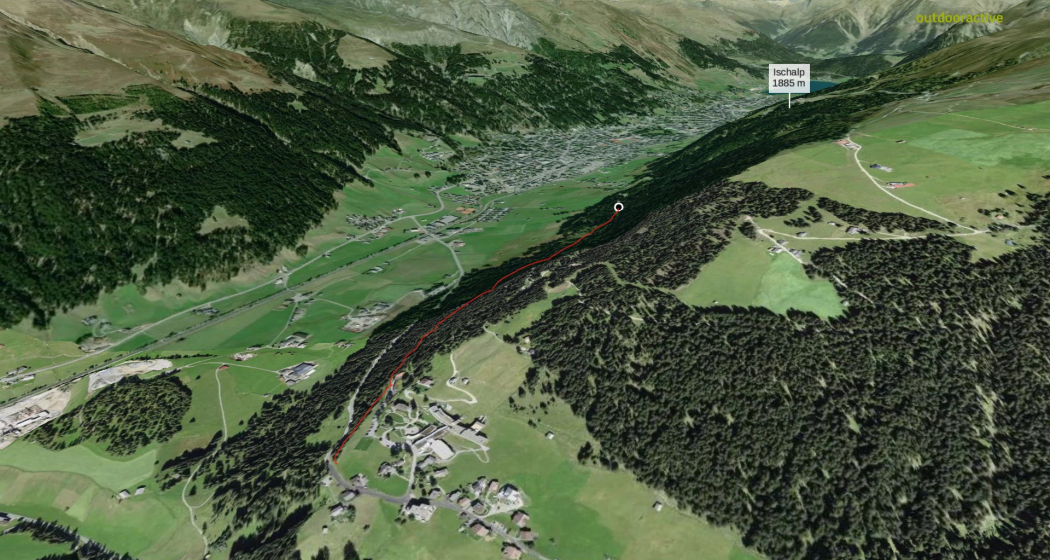 Mountainbike-tour in Davos Klosters: Davos-Clavadel