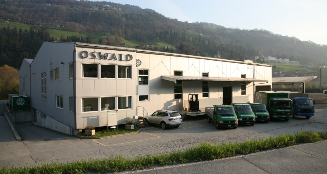 Oswald Getränke AG in Ilanz Oswald Getränke AG in Ilanz