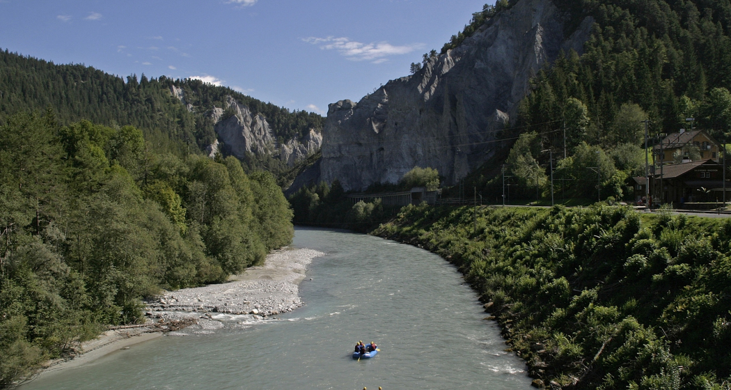 WasserchRaft in Ilanz WasserchRaft in Ilanz