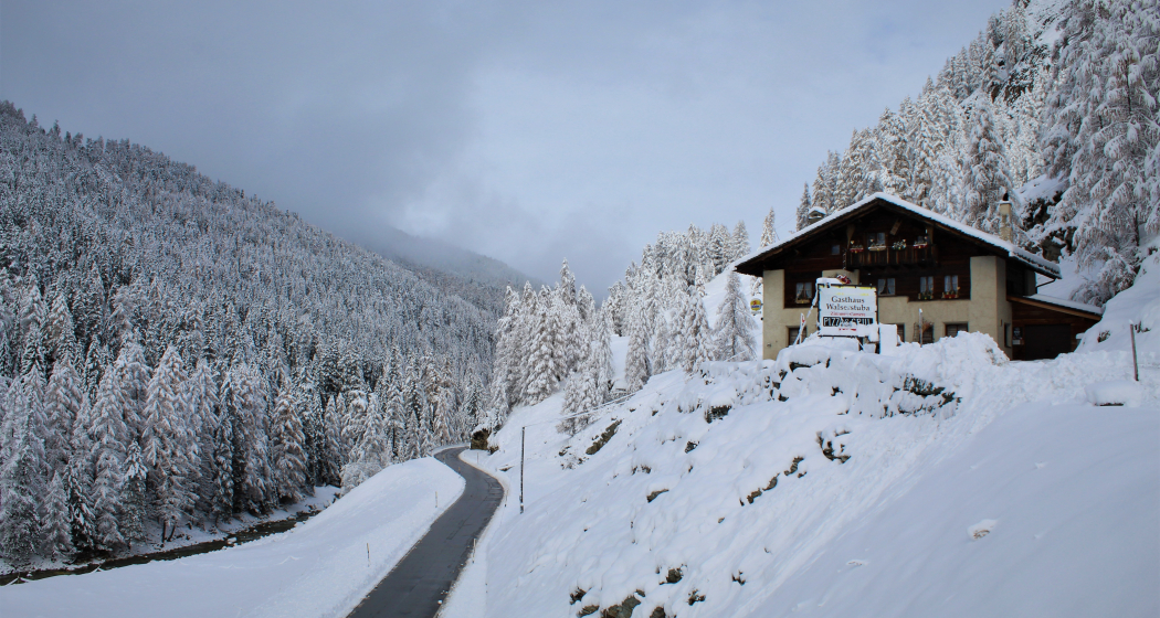 Gasthaus Walserstuba im Winter Gasthaus Walserstuba im Winter