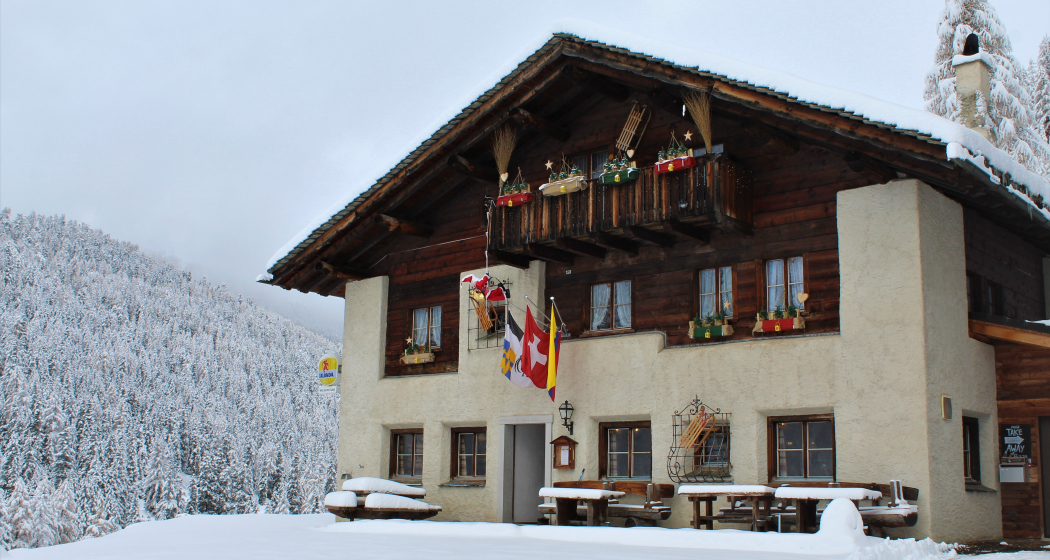 Gasthaus Walserstuba im Winter Gasthaus Walserstuba im Winter